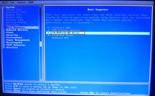 Picture of Boot from Removable Media