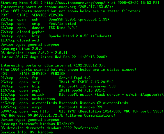 Movies Featuring the Nmap Security Scanner – Linux Security Blog